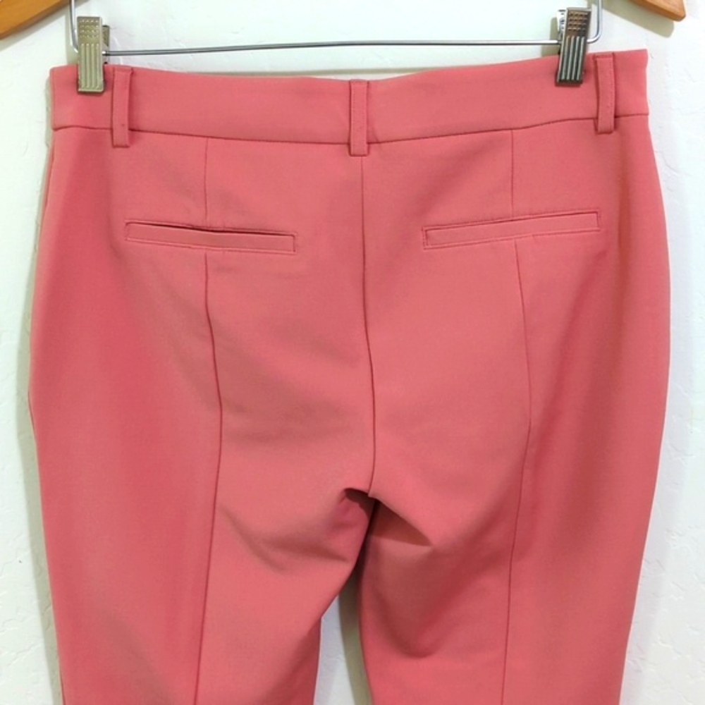LIKE NEW Express Extreme Stretch Mid Rise Skinny Pants in Salmon Size 8 Regular - Picture 7 of 11